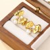 E01200G Women Stainless Steel Bow Tie Earring 