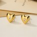 E01203G Women Stainless Steel Heart Earring 