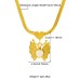 N05990G Stainless Steel Butterfly Necklace 