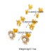 E01193G 3 Pair Women Stud Earring Set 